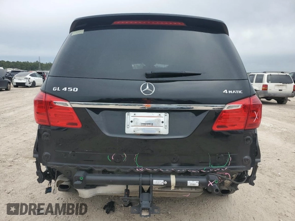 2015 Mercedes-Benz GL with VIN 4JGDF6EE9FA492758, listed as a Copart auction lot 47929104 with 72,179 mi miles. Bid and sale history available at carsss.com. Image 6.