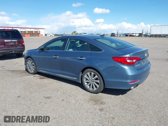 2016 Hyundai Sonata Sport with VIN 5NPE34AFXGH302948, listed as a IAAI auction lot 41958648 with 145,662 mi miles and . Bid and sale history available at DreamBid. Image 3.