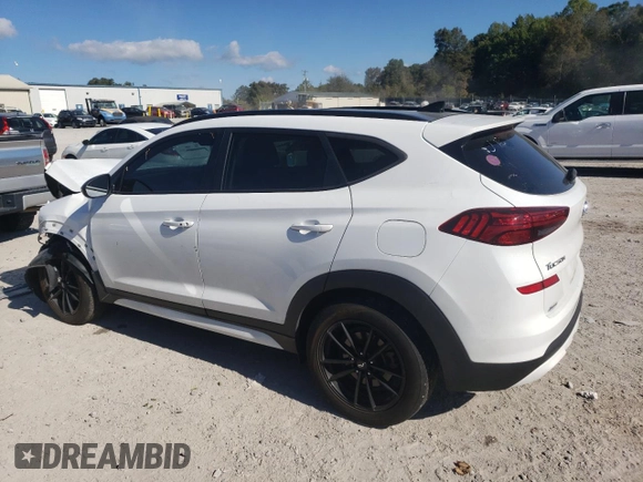2019 Hyundai Tucson Night with VIN KM8J33AL2KU940703, listed as a Copart auction lot 76443654 with 54,267 mi miles and Salvage Title. Bid and sale history available at carsss.com. Image 2.
