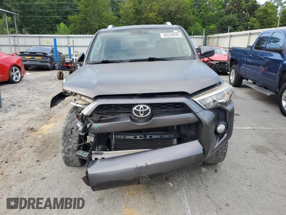 2014 Toyota 4Runner SR5 with VIN JTEZU5JR6E5069089, listed as a Copart auction lot 56234695 with 147,684 mi miles and Salvage title. Bid and sale history available at DreamBid. Image 5.