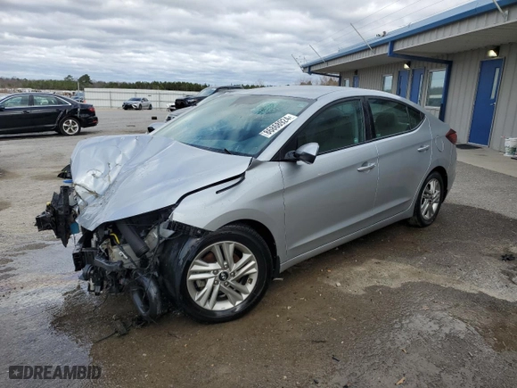 2020 Hyundai Elantra Value Edition with VIN KMHD84LF1LU988366, listed as a Copart auction lot 86868924 with 80,380 mi miles and Salvage Title. Bid and sale history available at carsss.com. Image 1.