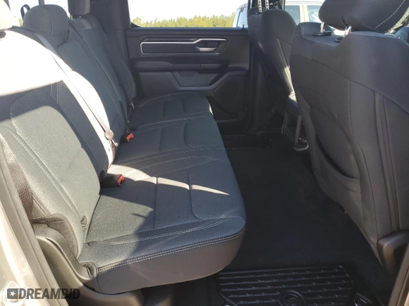 2022 Ram 1500 Big Horn with VIN 1C6RREMT7NN253672, listed as a Copart auction lot 42773305 with 0 mi miles and Salvage Title. Bid and sale history available at carsss.com. Image 10.