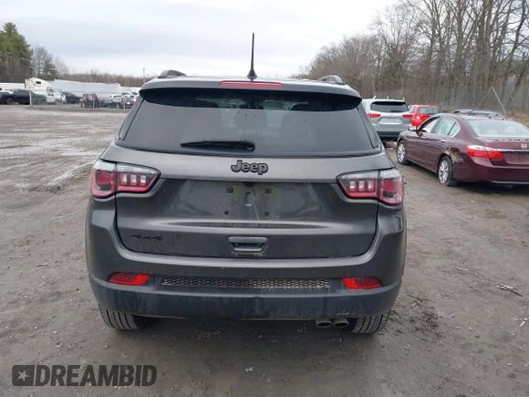 2020 Jeep Compass Latitude with VIN 3C4NJDBB5LT209864, listed as a IAAI auction lot 41793397 with 95,018 mi miles and . Bid and sale history available at DreamBid. Image 16.