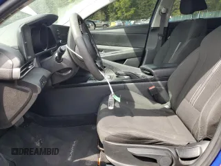 2023 Hyundai Elantra SEL with VIN KMHLM4AG7PU437139, listed as a Copart auction lot 56248595 with 104,598 mi miles and Salvage title. Bid and sale history available at DreamBid. Image 7.