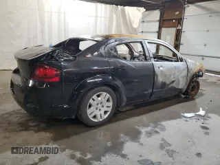 2012 Dodge Avenger SE with VIN 1C3CDZAB8CN136653, listed as a Copart auction lot 49621865 with Not Provided miles and Salvage Title. Bid and sale history available at carsss.com. Image 3.