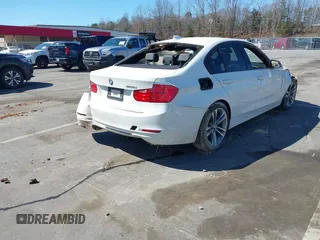 2013 BMW 3 Series 328i with VIN WBA3A5G59DNP25529, listed as a IAAI auction lot 41826295 with 95,091 mi miles. Bid and sale history available at carsss.com. Image 4.