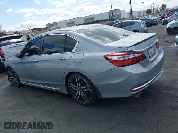 2017 Honda Accord Sedan Sport with VIN 1HGCR2F57HA082818, listed as a IAAI auction lot 41900332 with 169,226 mi miles. Bid and sale history available at carsss.com. Image 15.