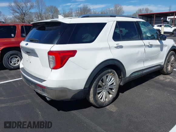 2021 Ford Explorer Limited with VIN 1FMSK7FH7MGC17885, listed as a IAAI auction lot 41812647 with 49,185 mi miles. Bid and sale history available at carsss.com. Image 4.