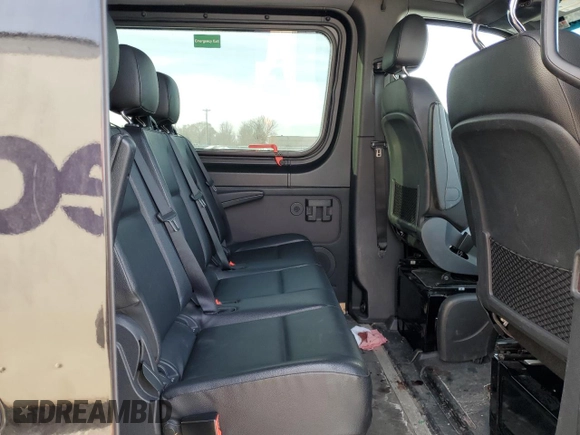 2023 Mercedes-Benz Sprinter with VIN W1Z4NFVY9PT135921, listed as a Copart auction lot 43608565 with Not Provided miles and Salvage Title. Bid and sale history available at DreamBid. Image 11.