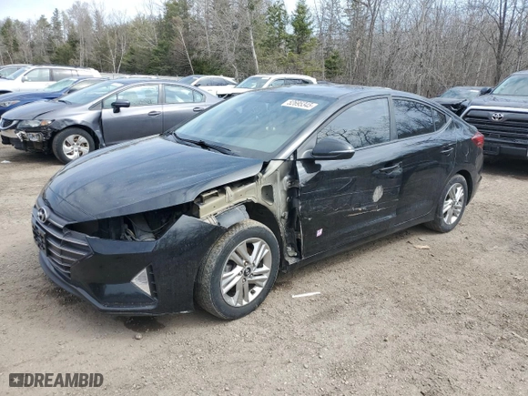 2019 Hyundai Elantra Preferred with VIN KMHD84LF4KU768282, listed as a Copart auction lot 52695345 with 114,602 mi miles and Clean Title. Bid and sale history available at carsss.com. Image 1.