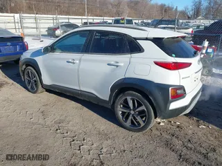 2018 Hyundai Kona Ultimate with VIN KM8K5CA50JU069055, listed as a IAAI auction lot 41634286 with 130,109 mi miles. Bid and sale history available at carsss.com. Image 3.