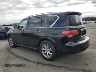 2013 Infiniti QX56 with VIN JN8AZ2NE8D9042688, listed as a Copart auction lot 50520505 with 88,145 mi miles and Salvage Title. Bid and sale history available at DreamBid. Image 2.