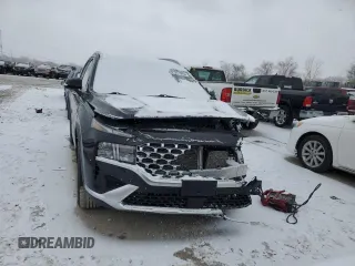 2021 Hyundai Santa Fe Hybrid SEL Premium with VIN KM8S3DA14MU012015, listed as a Copart auction lot 81271924 with 0 mi miles and Salvage Title. Bid and sale history available at carsss.com. Image 5.