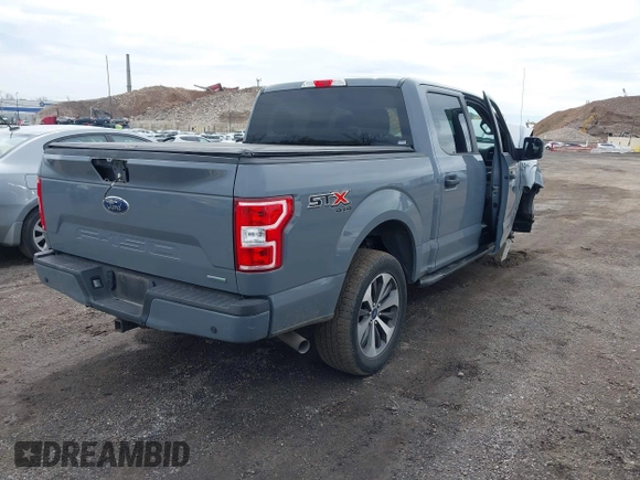 2020 Ford F-150 XL with VIN 1FTEW1EP1LKE68456, listed as a IAAI auction lot 41947986 with 25,323 mi miles. Bid and sale history available at carsss.com. Image 4.