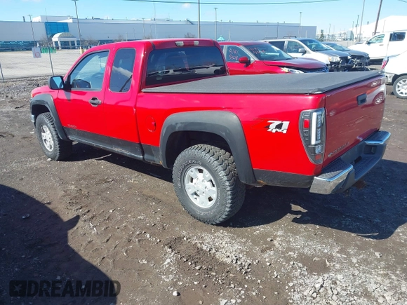 2004 Chevrolet Colorado LS Z71 with VIN 1GCDT196648206274, listed as a IAAI auction lot 41860390 with 125,844 mi miles. Bid and sale history available at carsss.com. Image 3.