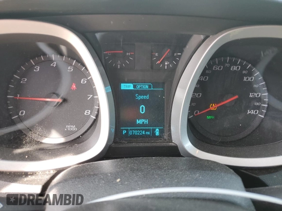 2015 Chevrolet Equinox LT with VIN 2GNALBEK0F1162815, listed as a Copart auction lot 52547925 with 70,224 mi miles and Salvage Title. Bid and sale history available at carsss.com. Image 9.