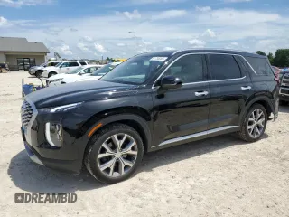 2022 Hyundai Palisade SEL with VIN KM8R4DHE4NU391085, listed as a Copart auction lot 61735205 with 75,062 mi miles and Salvage title. Bid and sale history available at DreamBid. Image 1.