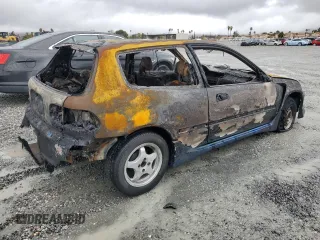 1993 Honda Civic with VIN 2HGEH2464PH521321, listed as a Copart auction lot 45183515 with Not provided miles and Non repairable. Bid and sale history available at DreamBid. Image 3.