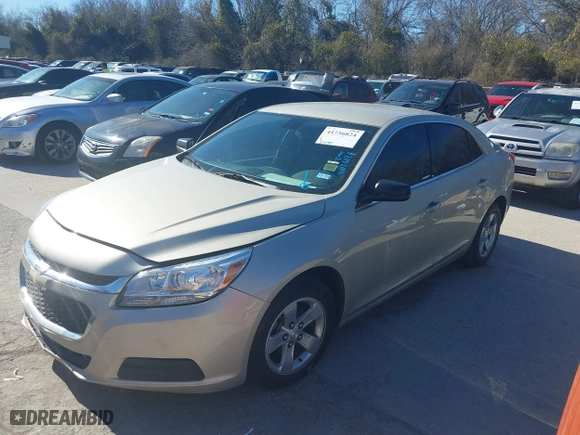 2015 Chevrolet Malibu LS with VIN 1G11A5SL2FF120273, listed as a IAAI auction lot 41736824 with 190,187 mi miles. Bid and sale history available at carsss.com. Image 2.