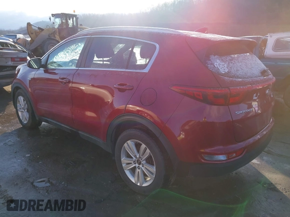 2018 Kia Sportage LX z VIN KNDPMCAC8J7360591, wystawiony jako IAAI lot #38685134 z przebiegiem 95 649 mil mil oraz . Historia ofert i sprzedaży dostępna na DreamBid. Obrazek 3.