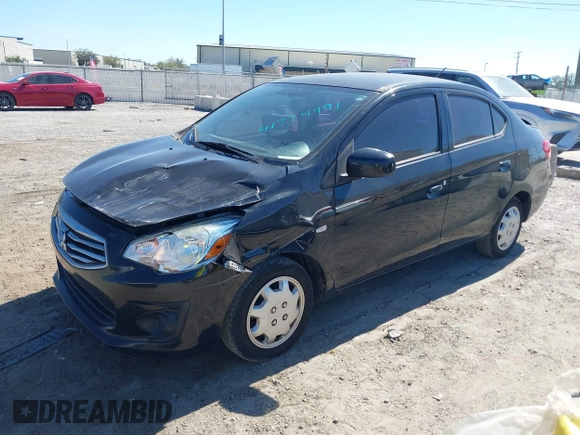 2017 Mitsubishi Mirage ES z VIN ML32F3FJXHHF08388, wystawiony jako IAAI lot #41774991 z przebiegiem 129 602 mil mil oraz . Historia ofert i sprzedaży dostępna na DreamBid. Obrazek 2.