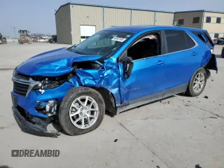 2024 Chevrolet Equinox LT with VIN 3GNAXKEG6RS177215, listed as a Copart auction lot 48383165 with 20,276 mi miles and Salvage Title. Bid and sale history available at carsss.com. Image 1.