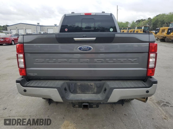 2021 Ford F-250 XL with VIN 1FT7W2BN6MED67494, listed as a Copart auction lot 51428815 with 54,289 mi miles and Salvage title. Bid and sale history available at DreamBid. Image 6.