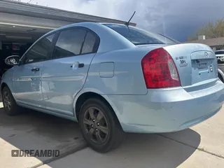2008 Hyundai Accent GLS with VIN KMHCN46C68U190250, listed as a Copart auction lot 52031835 with 238,026 mi miles and Salvage Title. Bid and sale history available at carsss.com. Image 3.