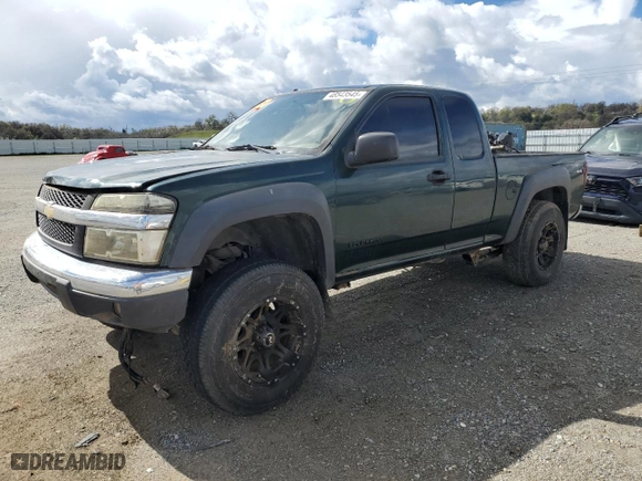 2005 Chevrolet Colorado Z85 with VIN 1GCDT198658232800, listed as a Copart auction lot 48543545 with 0 mi miles and Salvage Title. Bid and sale history available at carsss.com. Image 1.