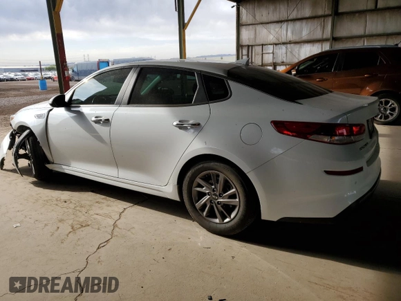 2020 Kia Optima LX with VIN 5XXGT4L37LG400286, listed as a Copart auction lot 59212575 with 123,319 mi miles and Salvage title. Bid and sale history available at DreamBid. Image 2.