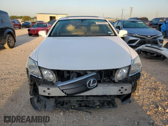 2008 Lexus GS 350 with VIN JTHBE96S780036009, listed as a Copart auction lot 52458385 with 150,857 mi miles and Salvage Title. Bid and sale history available at carsss.com. Image 5.