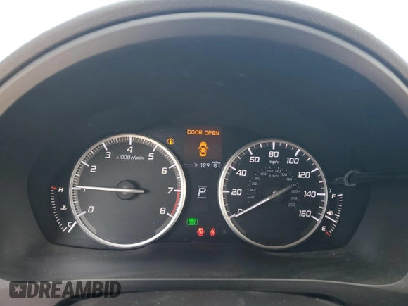 2016 Acura ILX with VIN 19UDE2F35GA020251, listed as a Copart auction lot 59303435 with 129,181 mi miles and Salvage title. Bid and sale history available at DreamBid. Image 9.