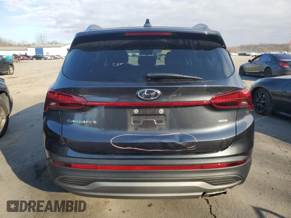 2023 Hyundai Santa Fe SEL with VIN 5NMS2DAJ8PH631672, listed as a Copart auction lot 86326044 with 18,789 mi miles and Salvage Title. Bid and sale history available at carsss.com. Image 6.