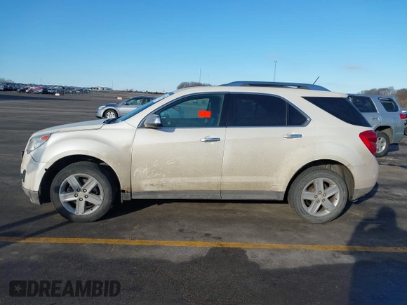 2015 Chevrolet Equinox LTZ with VIN 1GNALDEK7FZ109807, listed as a IAAI auction lot 41675883 with 157,213 mi miles. Bid and sale history available at carsss.com. Image 14.