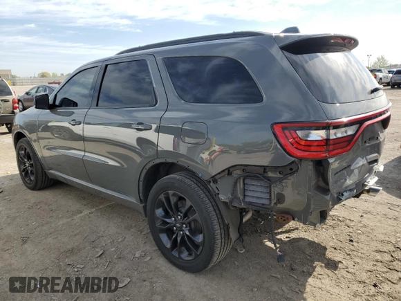 2021 Dodge Durango GT with VIN 1C4RDJDG1MC751671, listed as a Copart auction lot 55918625 with 49,208 mi miles and Salvage title. Bid and sale history available at DreamBid. Image 2.