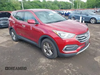 2018 Hyundai Santa Fe 2.4L with VIN 5XYZT3LB3JG541780, listed as a IAAI auction lot 42384065 with 96,754 mi miles and . Bid and sale history available at DreamBid. Image 1.