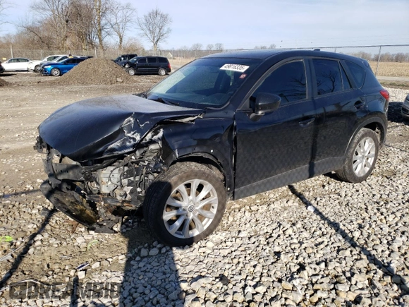 2013 Mazda CX-5 Grand Touring with VIN JM3KE4DE1D0130907, listed as a Copart auction lot 49816335 with 261,340 mi miles and Salvage Title. Bid and sale history available at carsss.com. Image 1.