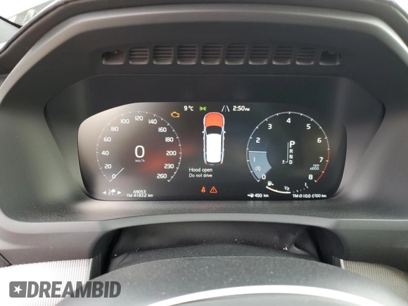2019 Volvo XC90 R-Design with VIN YV4A22PM7K1467655, listed as a Copart auction lot 80431514 with 69,053 mi miles and Salvage Title. Bid and sale history available at carsss.com. Image 9.