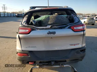 2017 Jeep Cherokee Trailhawk L Plus with VIN 1C4PJMBS3HD218441, listed as a Copart auction lot 42836285 with 122,242 mi miles and Salvage Title. Bid and sale history available at carsss.com. Image 6.