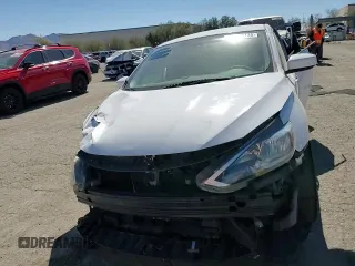 2019 Nissan Sentra S with VIN 3N1AB7AP2KY390081, listed as a Copart auction lot 47303135 with 124,376 mi miles and Salvage Title. Bid and sale history available at carsss.com. Image 10.