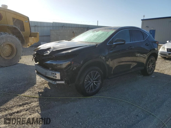 2022 Lexus NX with VIN 2T2GGCEZ5NC003715, listed as a Copart auction lot 45487263 with 7,038 mi miles. Bid and sale history available at carsss.com. Image 1.