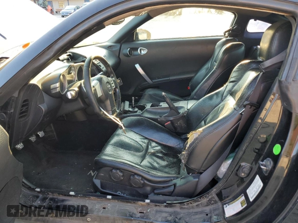 2005 Nissan 350Z with VIN JN1AZ34D05M604790, listed as a Copart auction lot 75707254 with Not Provided miles and Clean Title. Bid and sale history available at DreamBid. Image 7.