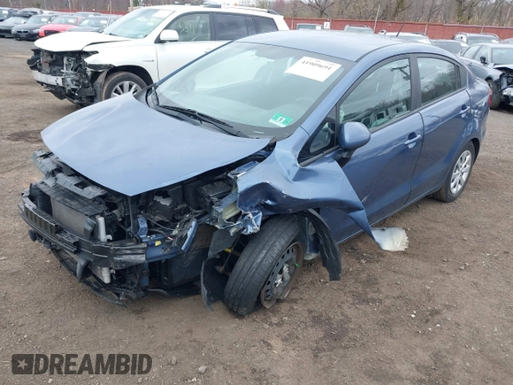 2016 Kia Rio LX with VIN KNADM4A33G6659846, listed as a IAAI auction lot 41909691 with 74,594 mi miles and . Bid and sale history available at DreamBid. Image 2.