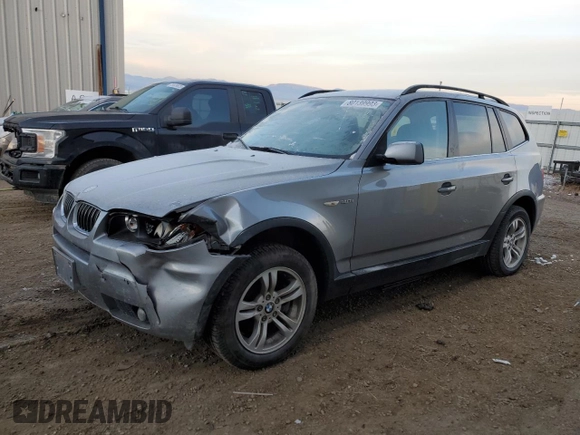 2006 BMW X3 3.0i с VIN WBXPA93426WD34413, выставлен на аукционе Copart как лот 52744904 с пробегом 149 609 миль миль и Чистый • Clean title. История ставок и продаж доступна на DreamBid. Изображение 1.