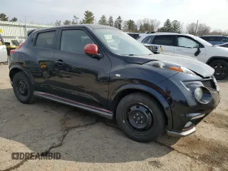 2014 Nissan Juke Nismo with VIN JN8AF5MR7ET362894, listed as a Copart auction lot 47575885 with 161,242 mi miles and Salvage Title. Bid and sale history available at DreamBid. Image 4.