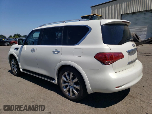 2014 Infiniti QX80 with VIN JN8AZ2NC9E9350906, listed as a Copart auction lot 65817505 with 123,790 mi miles and Clean title. Bid and sale history available at DreamBid. Image 2.