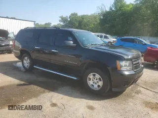2007 Chevrolet Suburban LTZ with VIN 3GNFC16087G129261, listed as a Copart auction lot 53371595 with 159,138 mi miles and Salvage title. Bid and sale history available at DreamBid. Image 4.