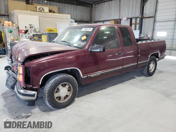 1996 GMC Sierra 1500 with VIN 2GTEC19W3T1560582, listed as a Copart auction lot 73985374 with 250,033 mi miles and Salvage Title. Bid and sale history available at DreamBid. Image 1.
