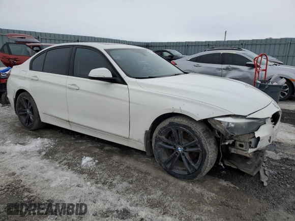 2015 BMW 3 Series 320i xDrive with VIN WBA3C3C54FP663971, listed as a Copart auction lot 45174765 with 158,500 mi miles and Salvage Title. Bid and sale history available at carsss.com. Image 4.