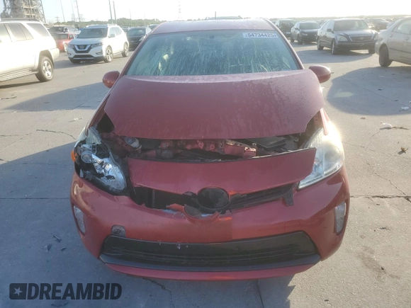 2015 Toyota Prius Four with VIN JTDKN3DUXF0446125, listed as a Copart auction lot 54734425 with 149,122 mi miles and Salvage Title. Bid and sale history available at carsss.com. Image 5.